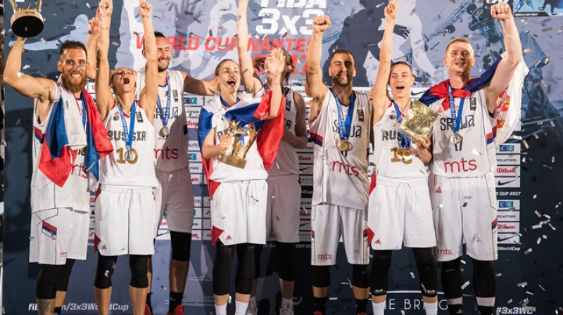 Pasaules 3x3 basketbola kausa čempioni
Publicitātes foto