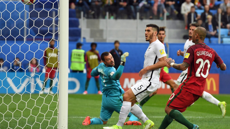 Andrē Silva (Portugāle) panāk 3:0
Foto: EPA/Scanpix