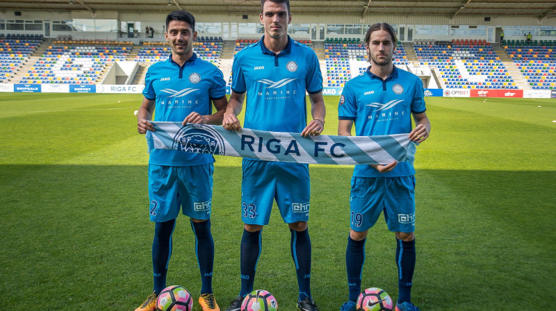 Džordže Šušņars, Darko Lemajičs un Milans Vušurovičs
Foto: Jeļizaveta Iļjina (Riga FC)