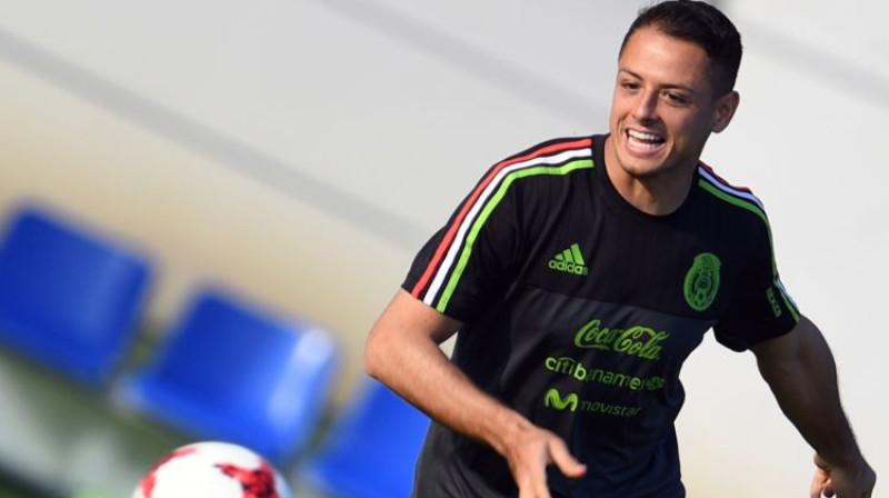 Havjers Ernandess treniņā pirms spēles pret Vāciju
Foto: Sputnik/Scanpix