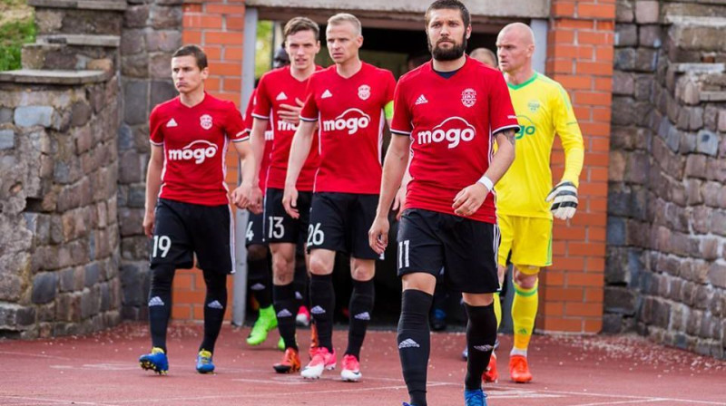 Artūrs Karašausks ved ''Liepāju'' cīņā
Foto: Raitis Supe