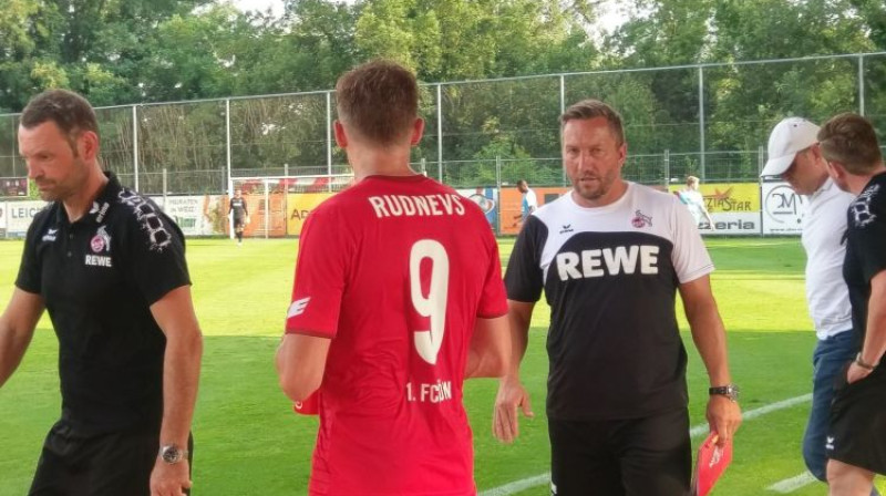 Artjoms Rudņevs pārbaudes spēlē
Foto: FC Koln