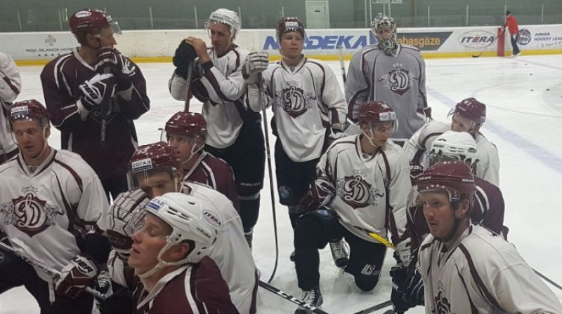 Rīgas "Dinamo" šodienas treniņā
Foto: Dinamoriga.lv