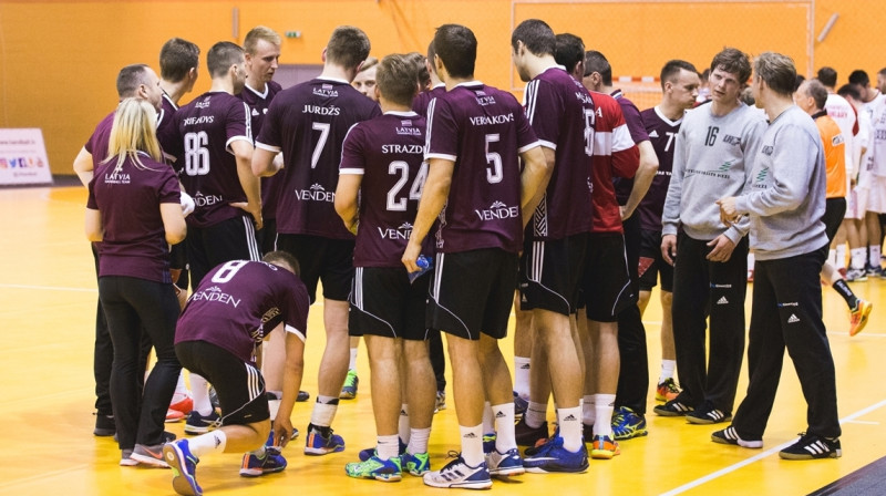 Latvijas handbola izlase
Foto: Raivo Sarelainens