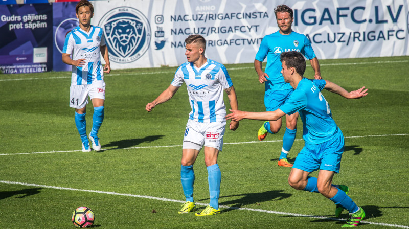 ''Riga'' FC un ''Paphos'' FC spēle Rīgā
Foto: Zigismunds Zālmanis (Riga FC)