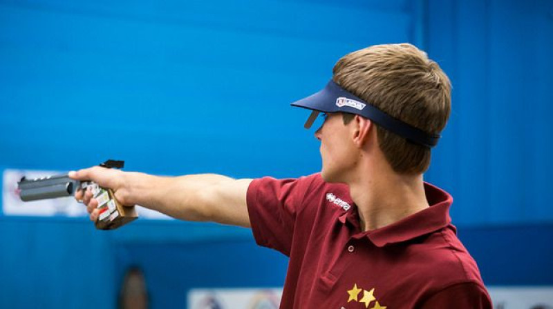 Lauris Strautmanis. Foto: ISSF - Olympic Shooting