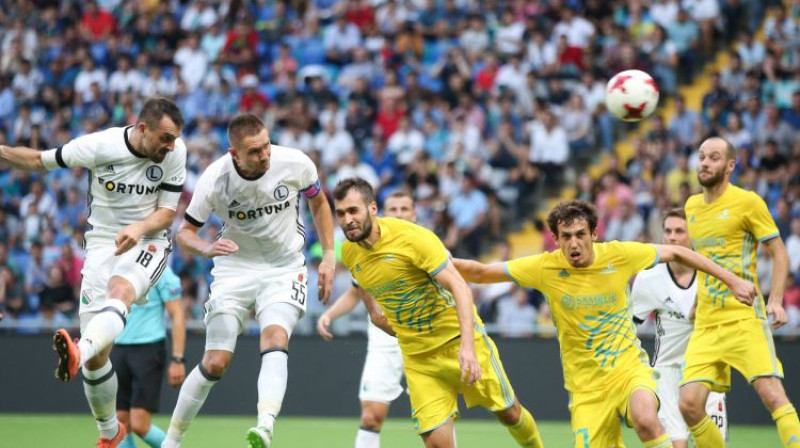 "Legia" pret "Astana"
Foto: Imago/Newspix/Scanpix