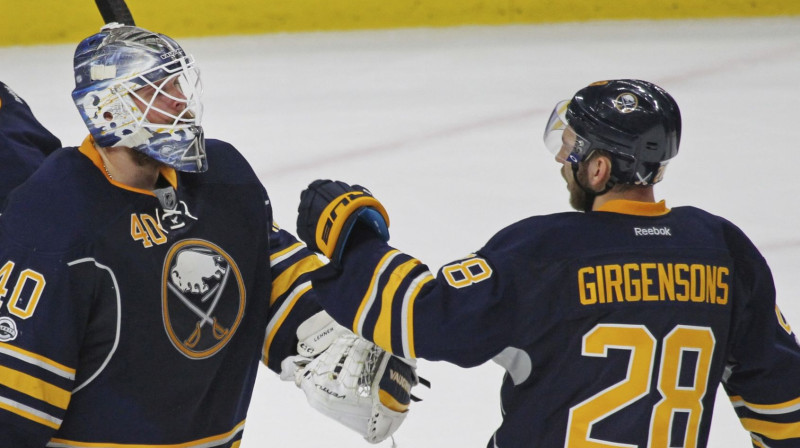 Robins Lēners un Zemgus Girgensons
Foto: AP/Scanpix