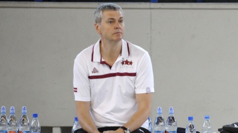 Latvijas valstsvienības galvenais treneris Ainars Bagatskis
Foto: Romāns Kokšarovs, Sporta Avīze, f64