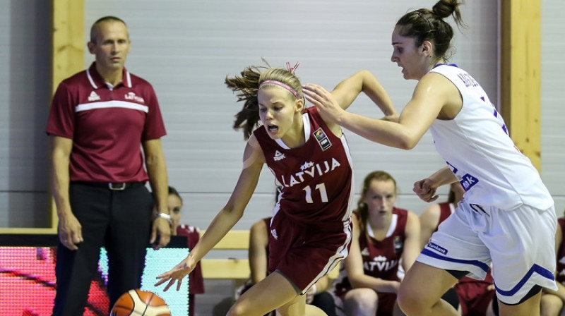 Māra Mote spēlē pret Grieķiju
Foto: FIBA