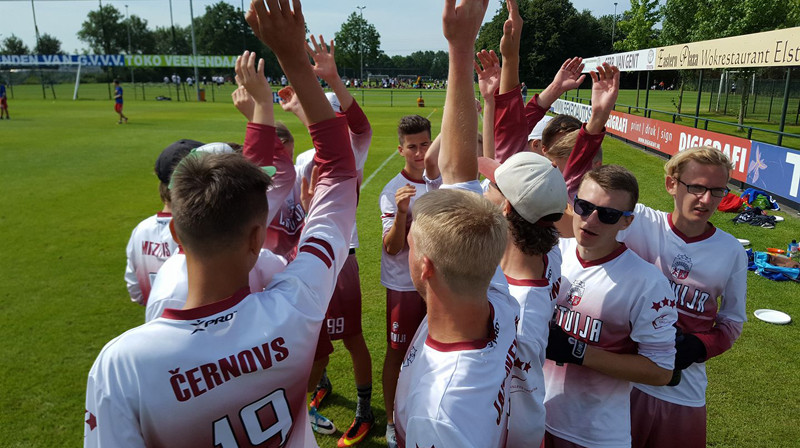 Latvijas junioru izlase
Foto: frisbee.lv