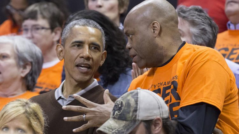 Baraks Obama un Kreigs Robinsons
Foto: Associated Press
