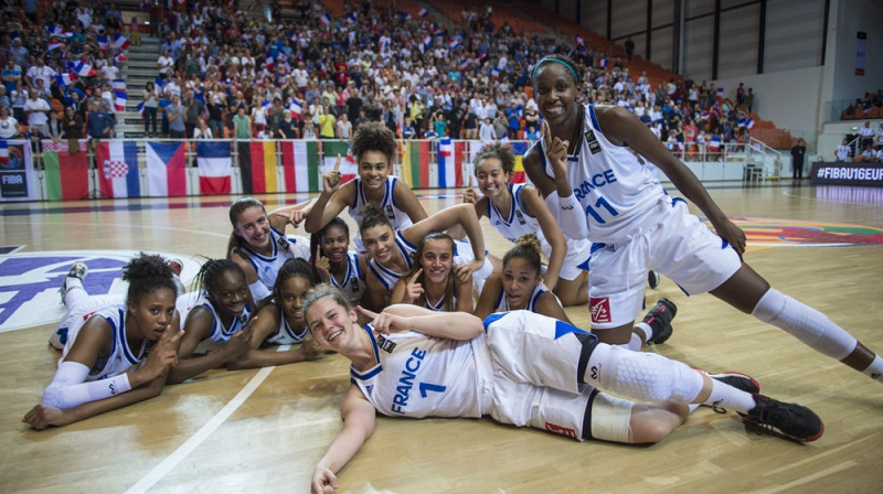 Francijas U16 basketbolistes
Foto: FIBA