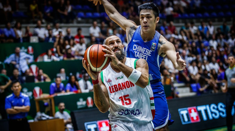 Fadi El Hatibs (Libāna) uzbrukumā Taivānas grozam
Foto: FIBA
