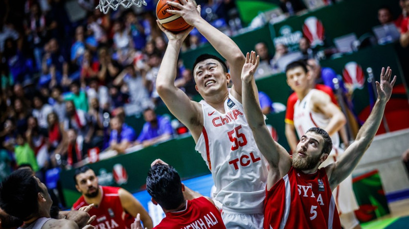 Ķīna pret Sīriju
Foto: FIBA