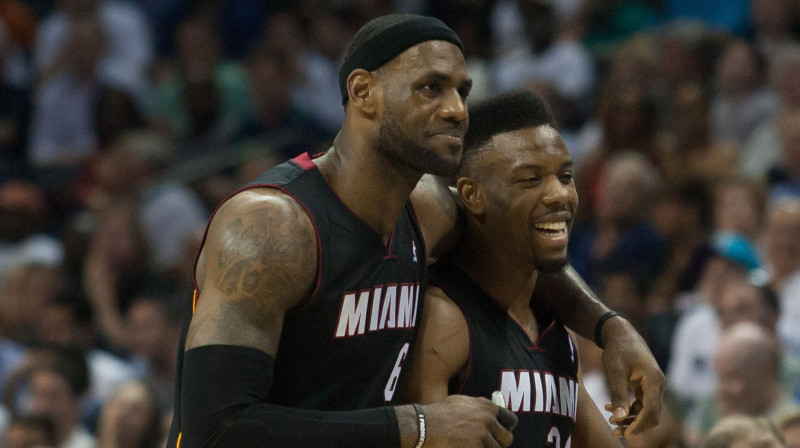 Lebrons Džeimss un Noriss Kols
Foto: USA Today Sports/Scanpix