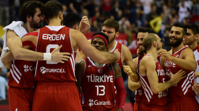 Turcijas basketbola izlase
Foto: AFP/Scanpix