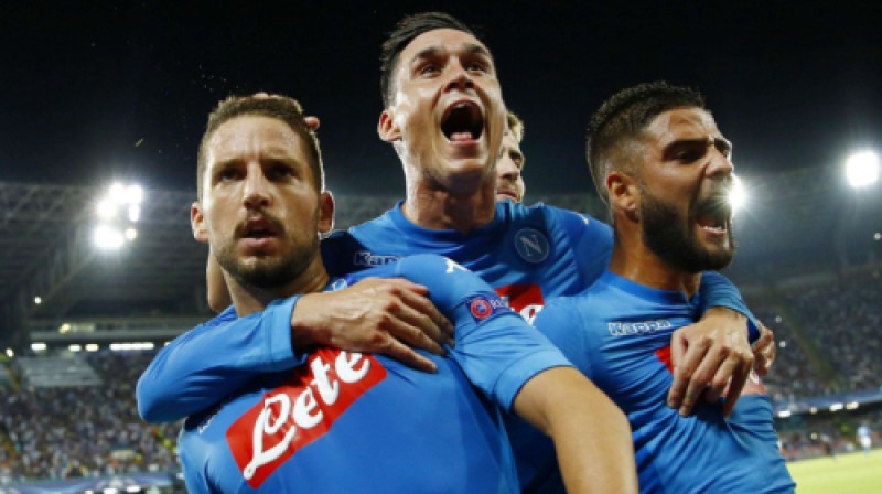 "Napoli" svin pirmo vārtu guvumu
Foto: SIPA/Scanpix