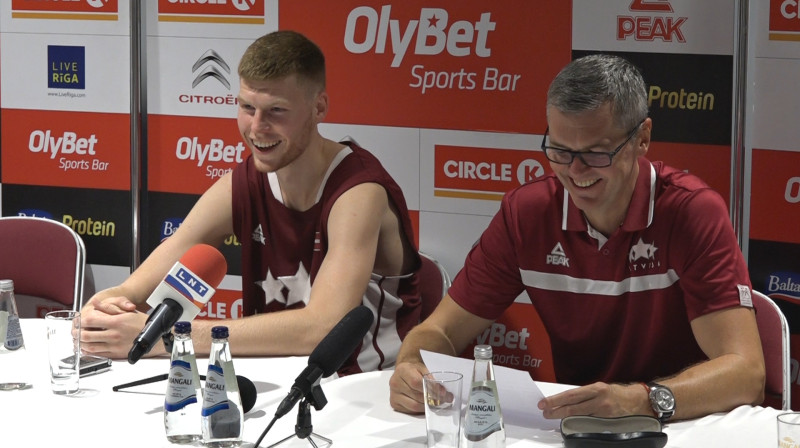 Dāvis Bertāns un Ainars Bagatskis