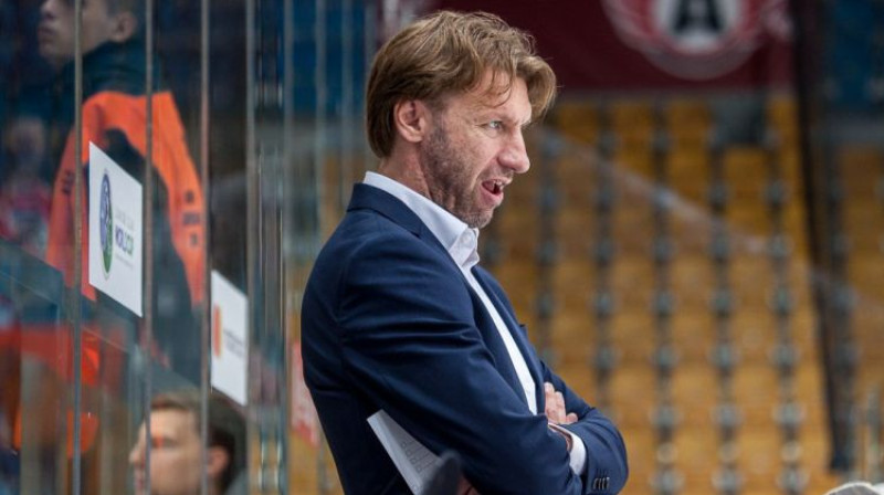 HK "Rīga" galvenais treneris Ronalds Ozoliņš
Foto: Hkr.lv