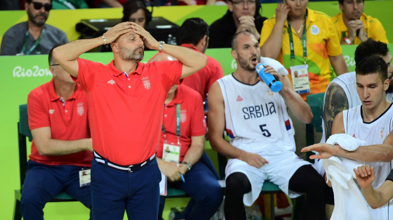 Serbijas izlases galvenais treneris Saša Džordževičs 
Foto: AFP / Scanpix