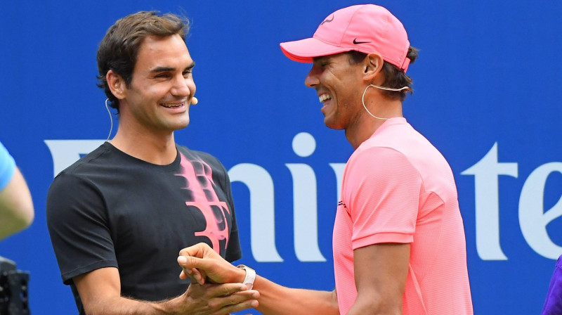Rodžers Federers un Rafaels Nadals
Foto: imago/Scanpix