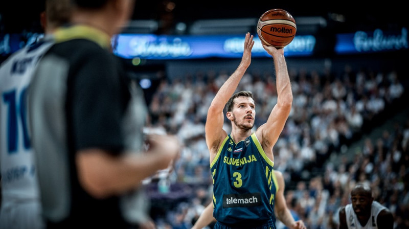 Gorans Dragičs šovakar bija rezultatīvākais Slovēnijas sastāvā
Foto: FIBA