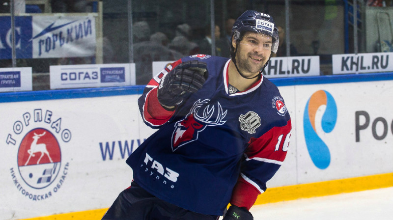 Kaspars Daugaviņš
Foto: Ruslans Samarins, HC "Torpedo"