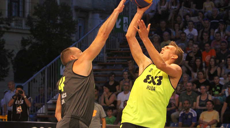 FIBA 3x3 basketbola Pasaules individuālā ranga labākais Latvijas spēlētājs Nauris Miezis
Foto: Renārs Buivids