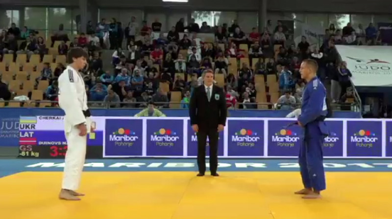 Aleksandrs Čerkajs un Ņikita Duinovs
Foto: EJU