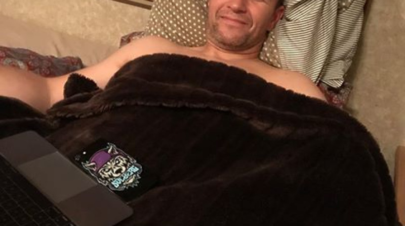 Peters Solbergs slimnīcā
Foto: Facebook.com/PetterSolbergWRX