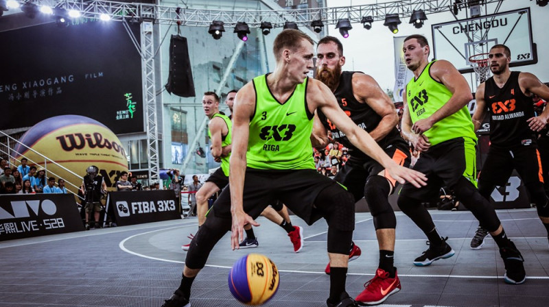 "Rīga Ghetto Basket" spēlē Ķīnā
FIBA foto