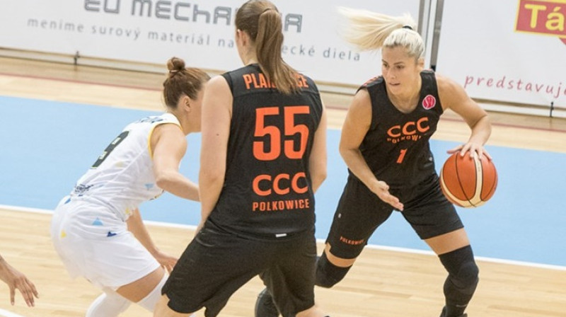 Elīna Dikeulaku pirmajā spēlē pret "Pieštanske Čajky"
Foto: Pieštanske Čajky