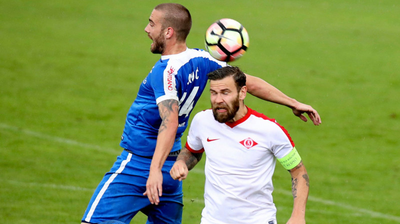 Jūrmalas "Spartaka" kapteinis Edgars Gauračs
Foto: RFS