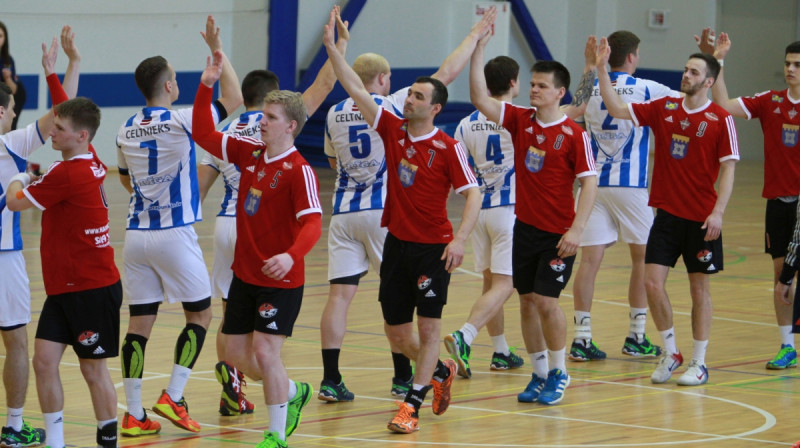 "Celtnieks Rīga" un "Tenax Dobele"
Foto: Sandra Škutāne