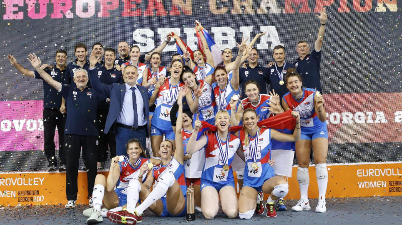 Serbijas izlase - 2017.gada Eiropas čempione
http://cev.lu/