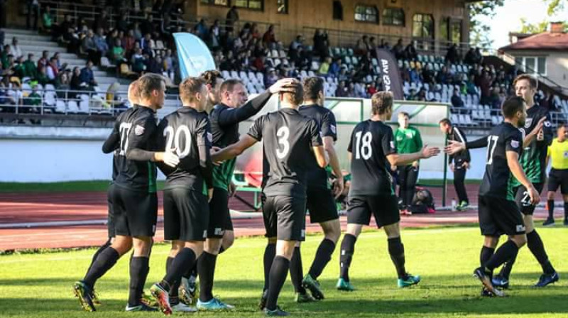 "Valmiera Glass"/ViA komanda pēdējā spēlē vecajā Jāņa Daliņa stadionā
Foto: "Valmiera Glass"/ViA Facebook