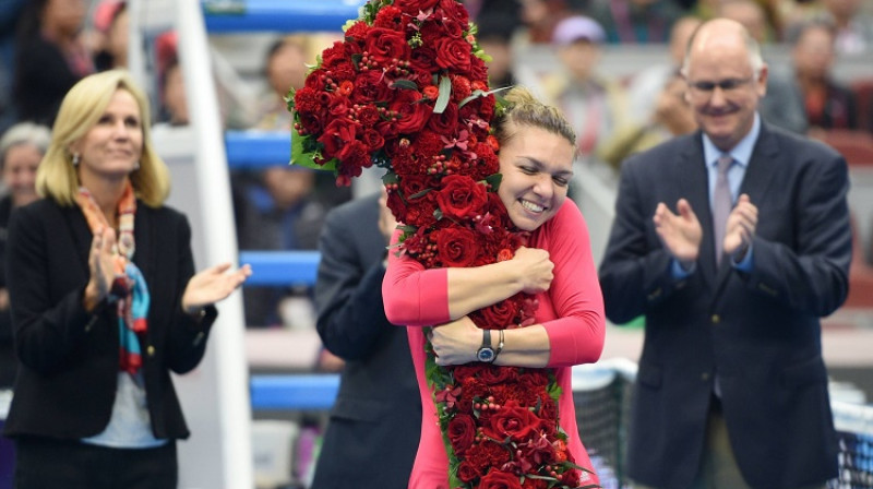 Simona Halepa: 25. tenisiste vēsturē, kura sasniegusi pirmo vietu WTA rangā
Foto: Scanpix