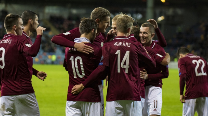 Latvijas futbola izlase
Foto: LFF