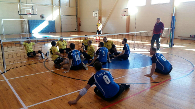 Foto: Latvijas Invalīdu sēdvolejbola asociācija