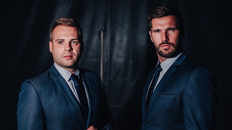 "Valmiera Glass/Vidzemes Augstskola" treneru korpuss: Roberts Zeile un Sandis Amoliņš
Foto: Roberts Āboltiņš