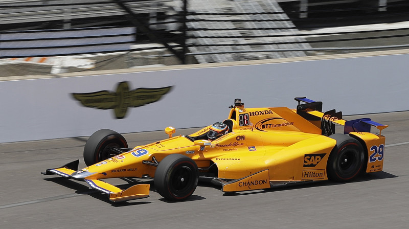 Fernando Alonso "Indy 500" sacīkstēs
Foto: AP/Scanpix