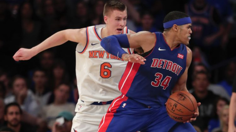 Kristaps Porziņģis un Tobaiass Heriss
Foto: AP/Scanpix