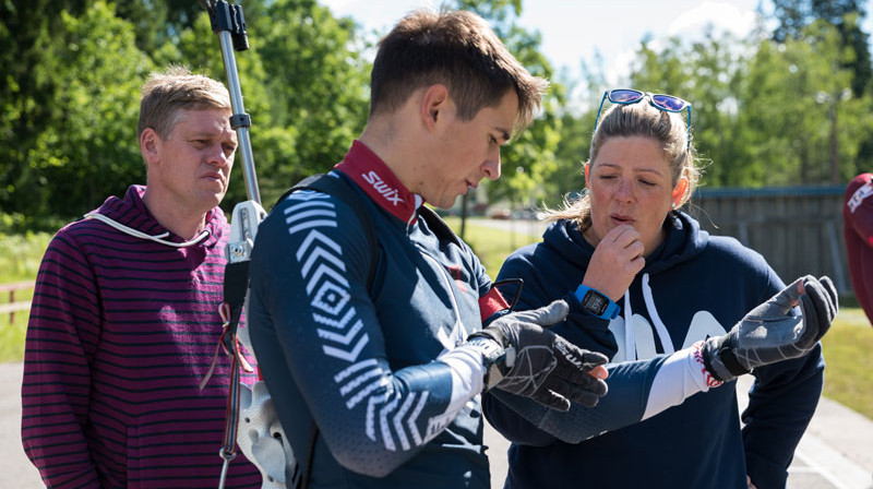 Intars Berkulis, Andrejs Rastorgujevs un Hanne Tūresena
Foto: Vladislavs Proškins/f64