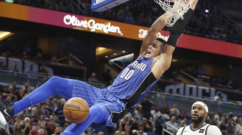 Ārons Gordons aizvadīja karjeras rezultatīvāko maču

Foto: AP/Scanpix