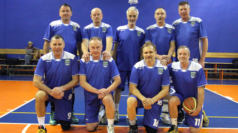 "Garkalnes novada" komanda pirms sezonas pirmās spēles K55+ grupā
Foto: Renārs Buivids