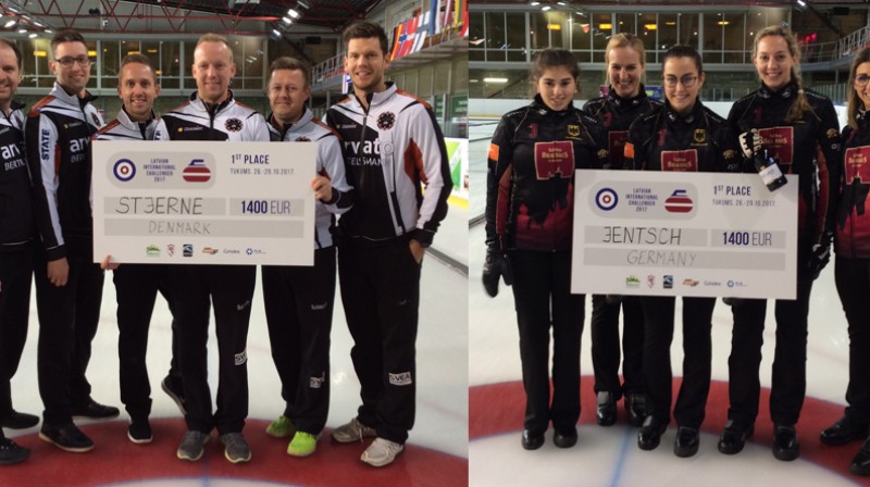Komandas R.Stjerne un D.Jenča
„Latvian International Challenger” 2017 uzvarētāji