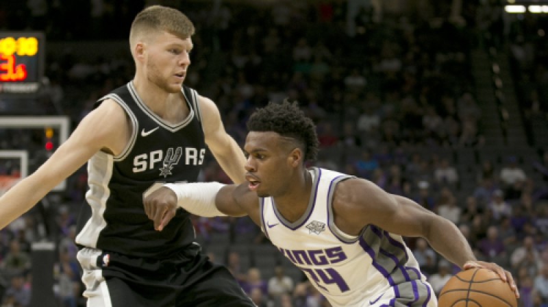 Dāvis Bertāns pret Badiju Hīldu
Foto: AP/Scanpix