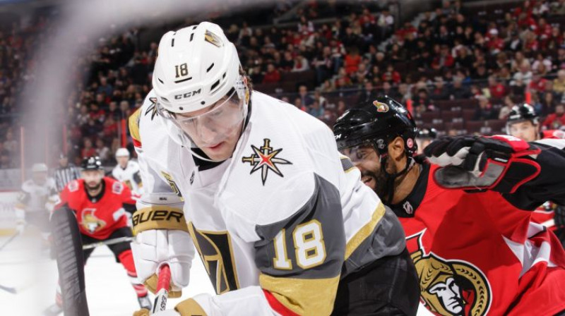 Lasvegasas uzbrucējs Džeimss Nīls
Foto: AFP/Scanpix