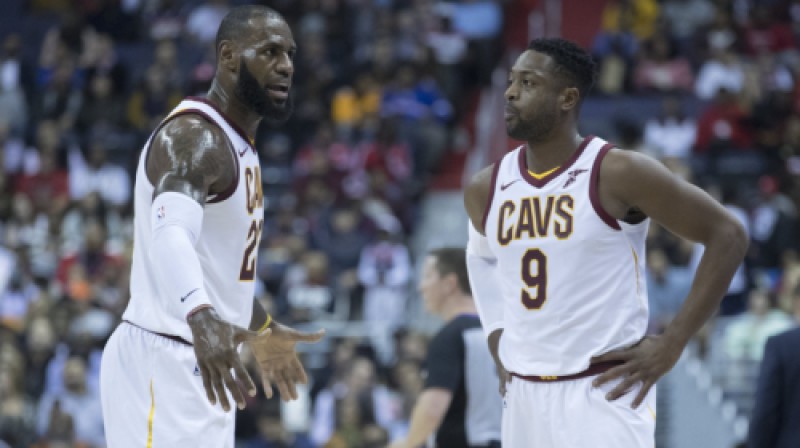 Lebrons Džeimss un Dveins Veids
Foto: EPA/Scanpix